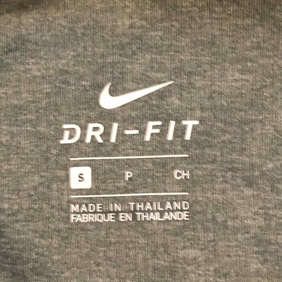 New NIKE Dri-Fit Twist Crop Training Tank Smoke Grey S - Picture 5 of 6